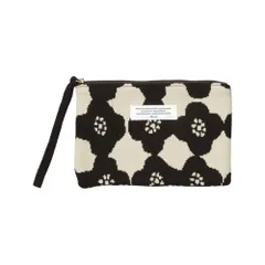 ☆ カメリアベージュ ☆ ワールドパーティー Wpc. ニットフラットポーチ wpc ワールドパーティ ニット フラット ポーチ フラットポーチ 化粧ポーチ メイクポーチ 小物入れ トラベルポーチ WPC Wpc. コンパクト かわいい 可愛い レディース