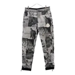 MONCLER (モンクレール) 20AW PANTALONE SPORTIVO グラフィックプリント トラックパンツ ホワイト/グレー F20912A73900 54APZのサムネイル