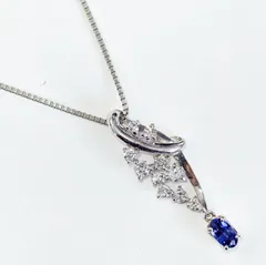 新品　ベニトアイト　ネックレス　プラチナ　Pt900/850