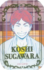 ハイキュー 菅原 セブンネット 缶バッジ 菅原孝支 ハイキュー 菅原孝支 スクエア缶バッジ セブンネット限定 横断幕