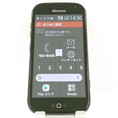 らくらくスマートフォン me F-01L ドコモ ブラック 送料無料 本体 c11868