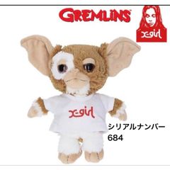 中古・美品！/エックスガール×グレムリン　シリアルナンバー付きぬいぐるみ/684