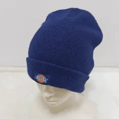 【Dickies】ディッキーズ ニット帽 ワッチ 帽子 キャップ ネイビー 紺色 無地 ロゴワッペン おしゃれ かわいい スノーボード スノボ スキー 雪山 アウトドア ストリート アメカジワーク系 メンズ レディース 男女兼用 サイズF/M16123jF