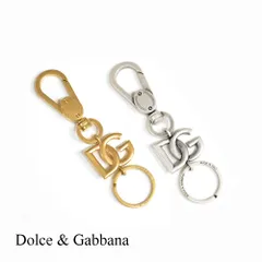 ドルチェ＆ガッバーナ ドルガバ キーリング チャーム ロゴ メンズ メタル BP3002 AM691 シルバー ゴールド DOLCE＆GABBANA