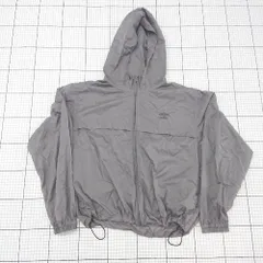 ◇ Θ UMBRO アンブロ 長袖 ジップアップ パーカー サイズF グレー系 メンズ E  【1508260057745】