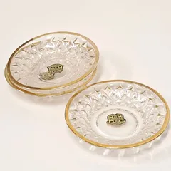 SN26　東洋ガラス　ヴィンテージ　ガラス　小皿　3枚セット