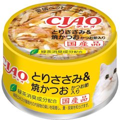 いなば チャオ CIAO まぐろ白身＆しらす入り 85g 96缶 猫缶 缶詰