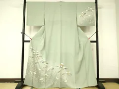 正絹 長襦袢 伝統文様【鈴乃屋】 訪問着 正絹 鈴乃屋誂製 鈴ガード 京加賀友禅 作家物「峰粋