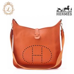 HERMES エルメス エブリンGM 1アン ショルダーバッグ トリヨン オレンジ（ゴールド金具） レディース【中古】【送料無料】