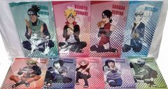 미개봉 NARUTO 나루토 질풍전 BORUTO 볼트 NARUTO NEXT GENERATIONS A4 클리어 파일 9종 세트 정리 판매