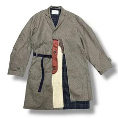 参考上代165000円 kolor 22AW フランネルコート チェスターコート カラー 22WCM-C06104 グレー系 3  88668A5のサムネイル