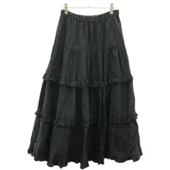 sara mallika サラ マリカ Cotton Volume Frill Skirt ボリュームスカート  ブラックのサムネイル