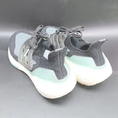 ◇ Θ adidas アディダス ウルトラブースト21 FY0412 ランニングシューズ サイズ25.0 ブラック グリーン レディース E  【1502030006230】