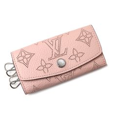 ルイ ヴィトン ミュルティクレ 4 キーケース モノグラムマヒナ レザー  ローズジャスミン ピンク シルバー金具 M82760 箱付 LOUIS VUITTON（新品・未使用品）