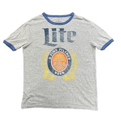 Miller Lite Beer Ringer T-shirt