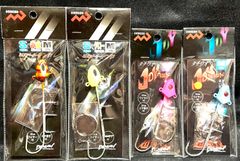 激安釣具 太刀魚　ダートテンヤ　マルシン　4個セット　新品　 太刀魚テンヤ　ドラゴン