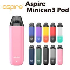 Aspire Minican3 Pod Kit 700mAh ポッド型 スターターキット アスパイア ミニカン minican 3 電子タバコ ベイプ 本体 リキッド 爆煙 禁煙 ニコチンゼロ タール ニコチン0 水蒸気 電子 シーシャ mtl vape