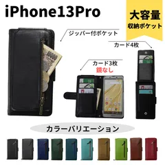 【新品】iPhone13Proケース　手帳型ミニウォレット　カードケース　鏡なし