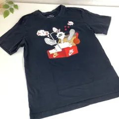 NIKEキッズ　ナイキシューズ箱柄　Tシャツ　S(140)