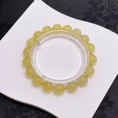 天然石★【ゴールデンプレナイト】★ブレスレット 天然石 10.9-11.3mm ZB4764