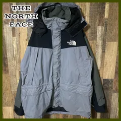マウンテンジャケット グレー ノースフェイス 2XL ジャケット メンズ 古着 長袖