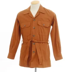 【美品】ORIAN LARMYコットンサファリジャケット ベージュ Sold Out】オリアン｜ORIAN｜コットンサファリジャケット｜LARMY
