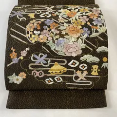 袋帯 三越 霞に宝尽くし