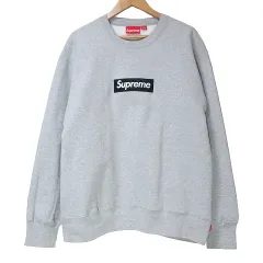 2024年最新】Supreme Box Logo Crewneck heather greyの人気アイテム - メルカリ