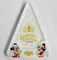 【中古】皿・茶碗(キャラクター) ミッキー＆ミニー(サンタ) スーベニアプレート 「ハーバーサイド・クリスマス2009」 東京ディズニーシー限定