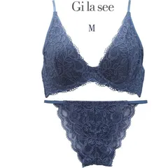 ブラジャー ショーツセット M 三角ブラジャー ハーフバックショーツ Tバックショーツ ビキニショーツ