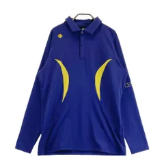 サイズ：O DESCENTE GOLF デサントゴルフ 長袖ポロシャツ