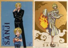 [중고] 클리어 파일 상디 A4 클리어 파일 세트 (2 장 세트) ONE PIECE DAY 컬렉션 [이치 반 쿠지 원피스 FULL FORCE] I상