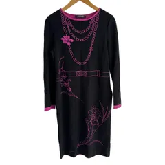 レオナールワンピース❣️40サイズ❣️黒人気柄❣️美品 2025年最新】レオナール ワンピース 40の人気アイテム - メルカリ