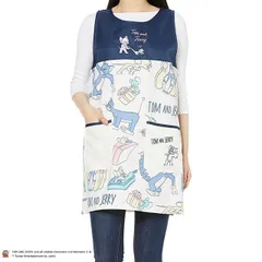 【新品】トムとジェリー ファニーファニー かっぽう着 (ラン型エプロン)大人用のサムネイル