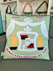 ＜正規品＞クッションカバー♡ハワイアンフラッグ♡45×45♡セルドン♡ハワイアンキルト