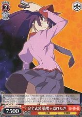 ①ヴァイスシュヴァルツ 物語シリーズ 真剣な面持ち 戦場ヶ原ひたぎ RR