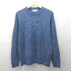 ◇ Θ UNITED ARROWS ユナイテッドアローズ 無地 長袖 スウェット サイズL ブルー系 レディース メンズ E  【1506190012759】