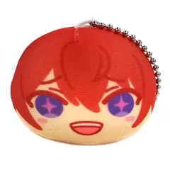 【中古】ぬいぐるみマスコット・ぬいぐるみバッジ 朱桜司(Marvelous☆ver.) 「あんさんぶるスターズ! おまんじゅうにぎにぎマスコットちび 1」 文教堂・アニメガBOX購入特典