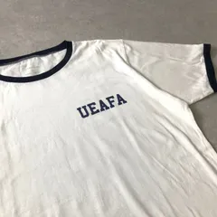 uniform experiment x whiteline 別注コラボ UEAFA トリム リンガー Tシャツ SOPHNET