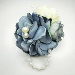 コサージュ 卒園式　卒業式　入園式入学式 結婚式 発表会 ＊フォーマルコサージュ＊パールブローチC69