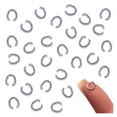 丸カン 6ｍｍ シルバー 200個 ジャンプリング 丸環 金具 基礎パーツ 接続金具 キーホルダー アクセサリー ハンドメイド パーツ BD4153