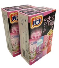 花王 バブ 至福の花めぐり浴, 炭酸入浴剤, 4種の香り, 12錠（2個セット）
