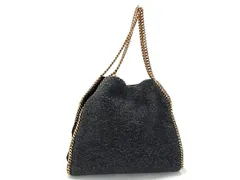 ■新品同様■ STELLA McCARTNEY ステラ マッカートニー ファラベラ ウール 2WAY ショルダーバッグ ハンドバッグ グレー系 FR0780