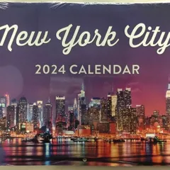 【40%OFF】New York City 2024 カレンダー 壁掛け ニューヨーク おしゃれ インテリア アメリカ製 アメリカン 海外 写真