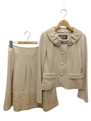 極美品✨ フランコフェラーロ　スカートスーツ　セット　ツイード　ファー　2way 極美品✨ フランコフェラーロ スカートスーツ セット ツイード