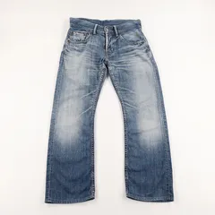 00’s OMNIGOD オムニゴッド レディースユーズド加工ストレートデニムパンツ 1(S) インディゴブルー（ジャンク商品）