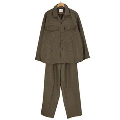 フリークスストア FREAKS STORE チェック柄 シャツジャケット 2タックパンツ セットアップ メンズ JPN：M 
