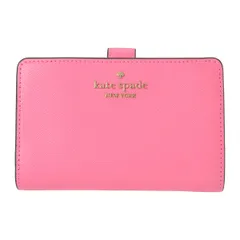 新品 ケイトスペード kate spade 2つ折り財布 スモール ミディアム コンパクト バイフォールド ウォレット ブロッサムピンク
