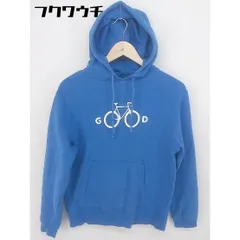 ◇ BEAMS ビームス 長袖 パーカー ブルー ホワイト レディース 【1102110004417】のサムネイル