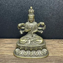 銅細工 自在観音像 仏像 装飾品 工芸品 美術品 置物 2025年最新】銅 観音像の人気アイテム - メルカリ